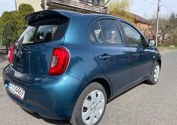 Nissan Micra cena 32500 przebieg: 38500, rok produkcji 2017 z Skierniewice małe 497